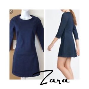 Zara Trafaluc Denim Body-con dress S